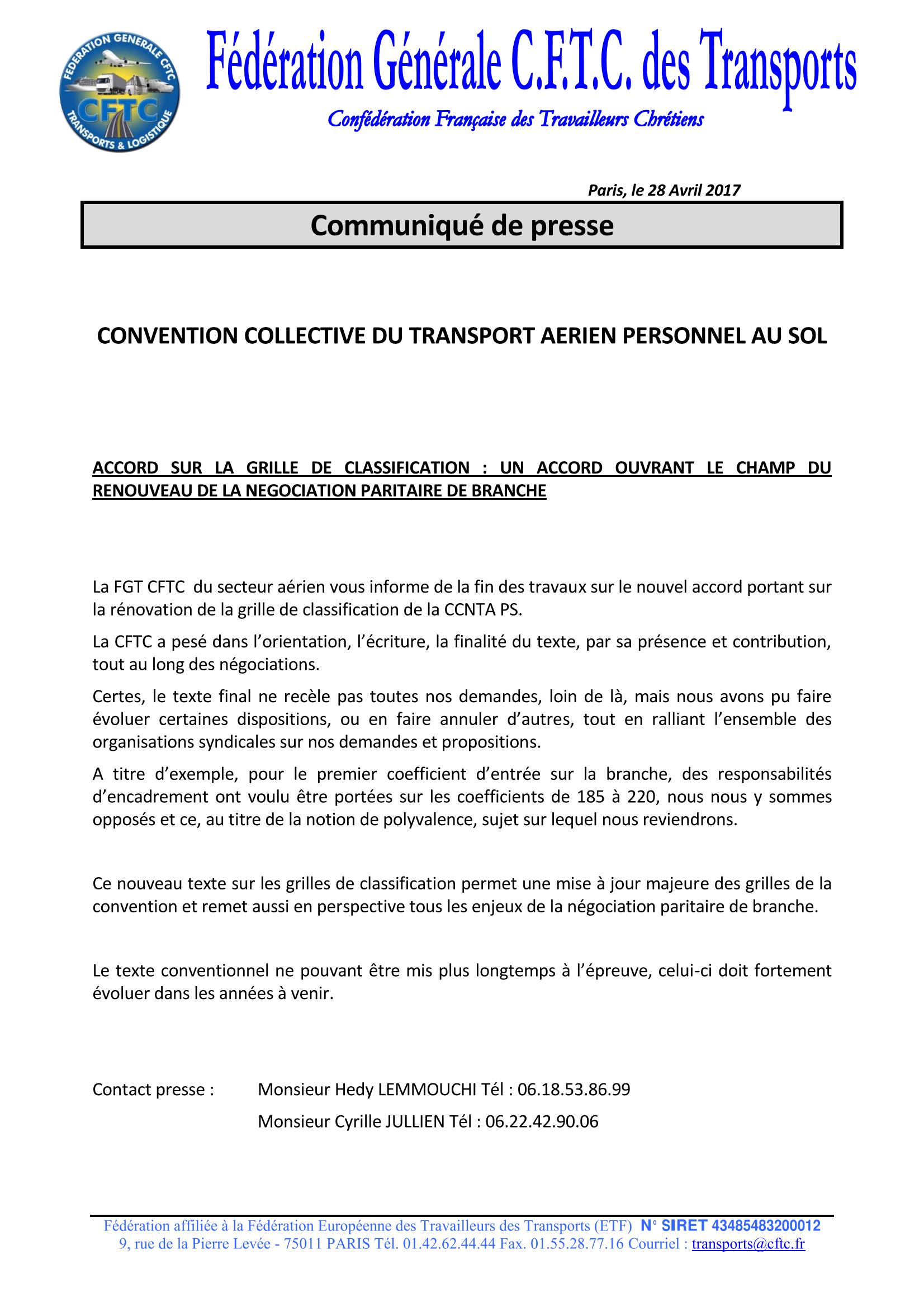 Cftc Transports